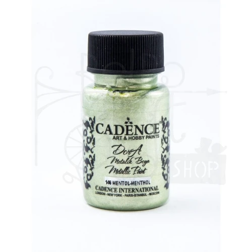 Farba dekoracyjna Dora metalik 50ml miętowy DM146 Cadence