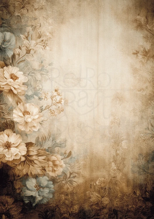 Papier ryżowy do decoupage 24x33 Wiedeń - tło brązowe LBD513 LaBlanche