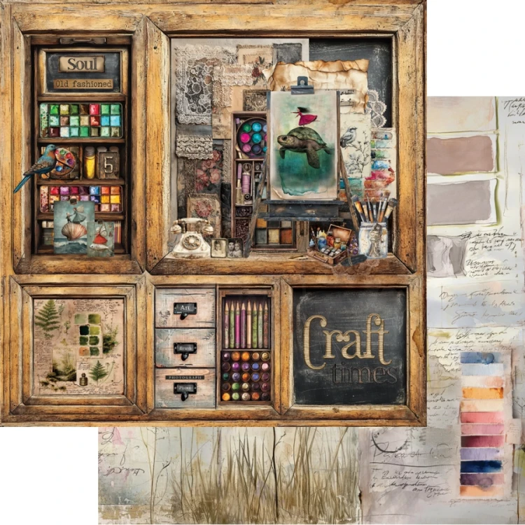 Zestaw papierów do scrapbookingu 30x30 Art -AA-ART-07 Alchemy of Art