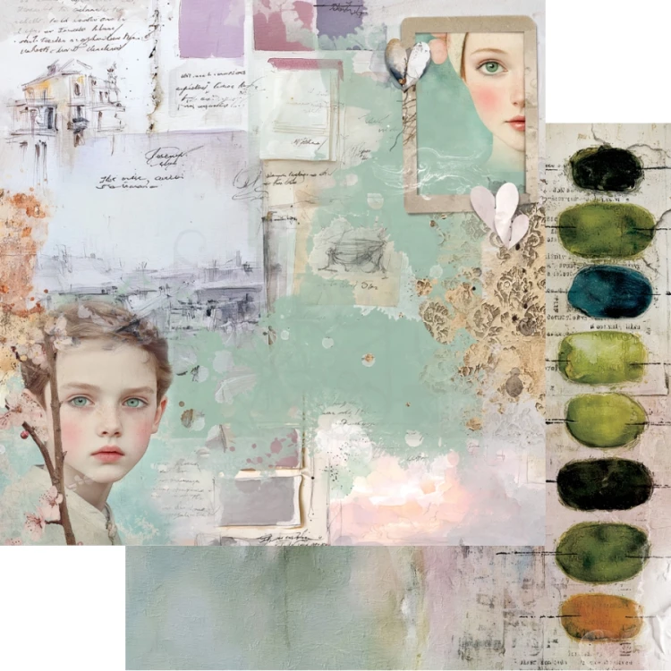 Zestaw papierów do scrapbookingu 20x20 Art -AA-ART-08 Alchemy of Art