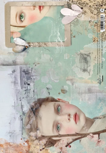 Papier ryżowy do decoupage A4 Art - Dziewczynki AA-ART-RP-03 Alchemy of Art