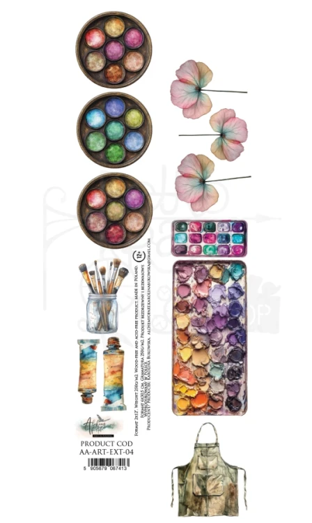 Pasek 5x30 dodatki do samodzielnego wycięcia Art - Farby AA-ART-EXT-04 Alchemy of Art