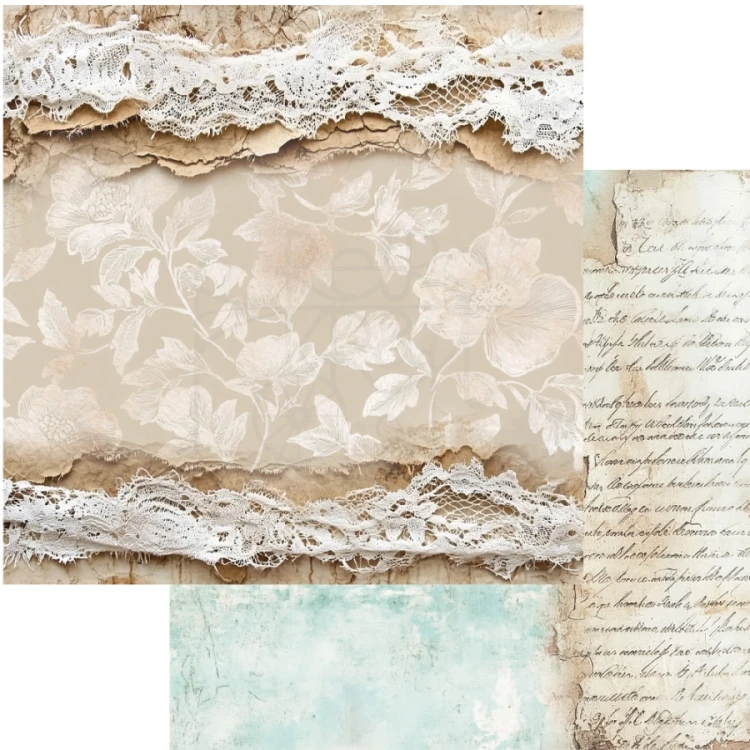 Zestaw papierów do scrapbookingu 20x20 Romantic Boho AA-RB-08 Alchemy of Art
