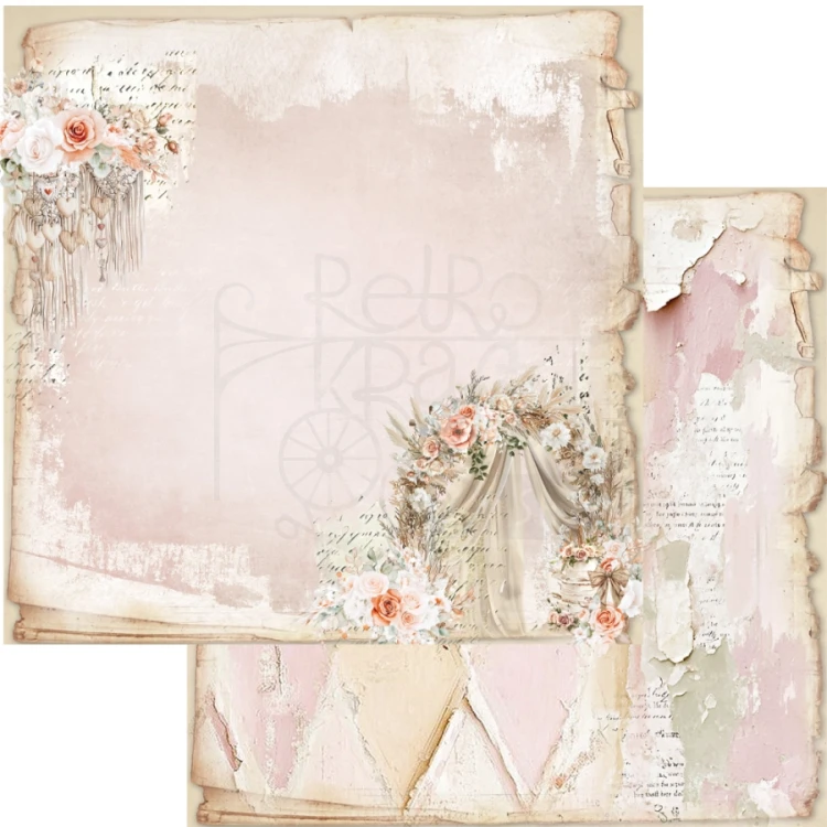 Zestaw papierów do scrapbookingu 30x30 Romantic Boho AA-RB-07 Alchemy of Art
