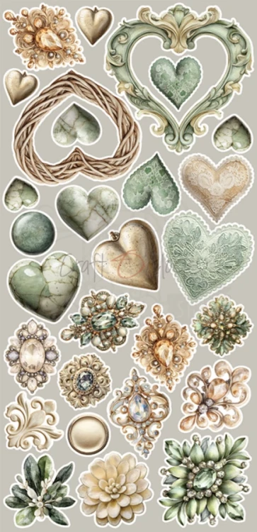 Zestaw dodatków 15x30 Lifetime Loving You - Flowers &amp; More CC-C82-LLY-11 Craft O'Clock