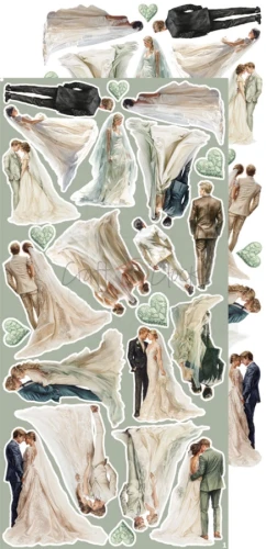 Zestaw dodatków 15x30 Lifetime Loving You - Wedding CC-C82-LLY-12 Craft O'Clock