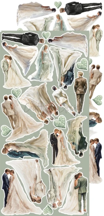 Zestaw dodatków 15x30 Lifetime Loving You - Wedding CC-C82-LLY-12 Craft O'Clock