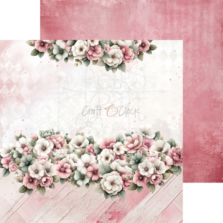 Zestaw papierów do scrapbookingu 20x20 Babygirl Universe CC-C83-BGU-07 Craft O'Clock