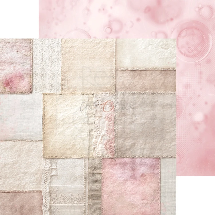 Zestaw papierów do scrapbookingu 20x20 Babygirl Universe - Basic CC-C83-BGU-08 Craft O'Clock