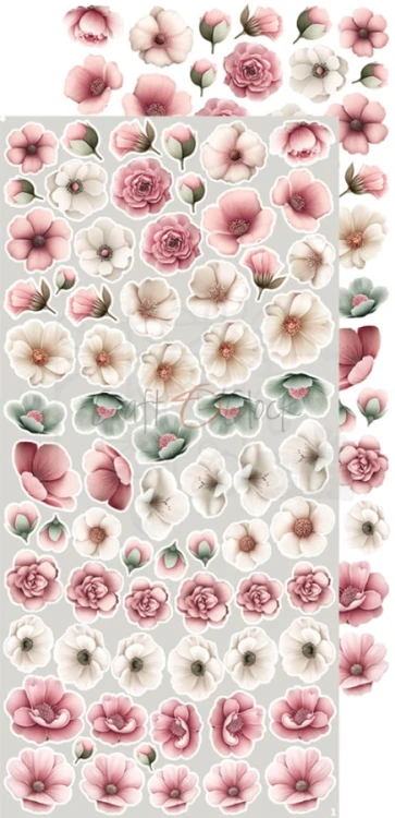 Zestaw dodatków 15x30 Babygirl Universe - Flowers &amp; More CC-C83-BGU-11 Craft O'Clock