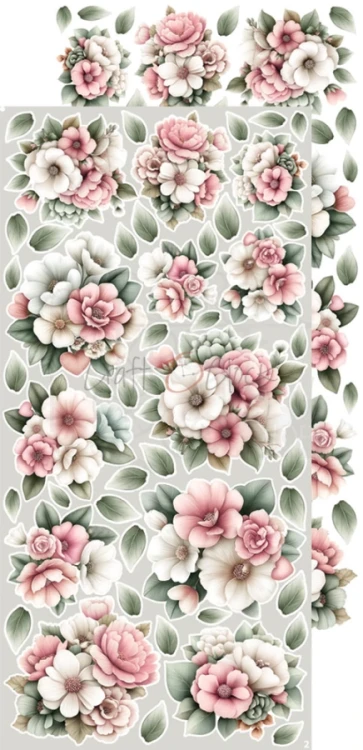 Zestaw dodatków 15x30 Babygirl Universe - Flowers &amp; More CC-C83-BGU-11 Craft O'Clock