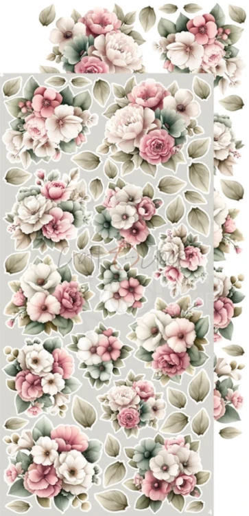 Zestaw dodatków 15x30 Babygirl Universe - Flowers &amp; More CC-C83-BGU-11 Craft O'Clock