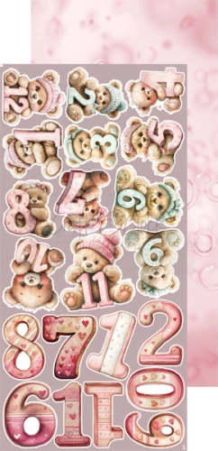 Zestaw dodatków 15x30 Babygirl Universe - Babygirl CC-C83-BGU-12 Craft O'Clock