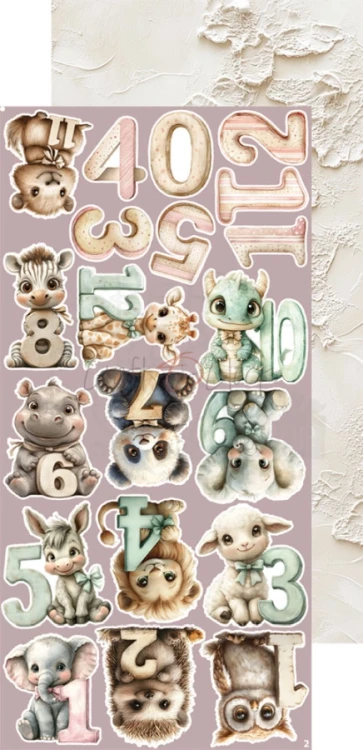 Zestaw dodatków 15x30 Babygirl Universe - Babygirl CC-C83-BGU-12 Craft O'Clock