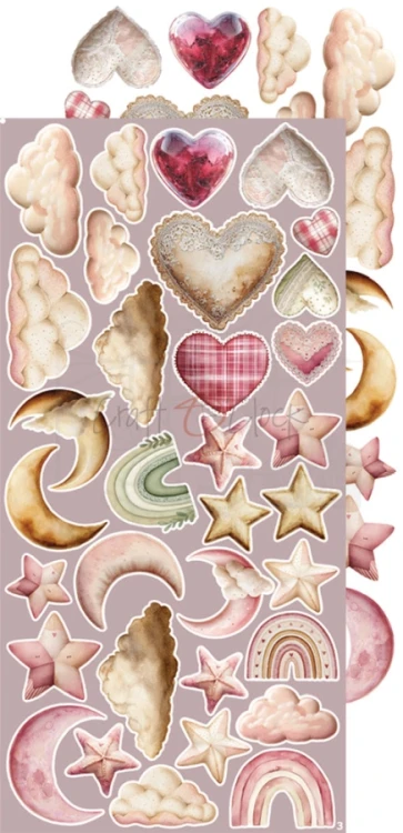 Zestaw dodatków 15x30 Babygirl Universe - Babygirl CC-C83-BGU-12 Craft O'Clock