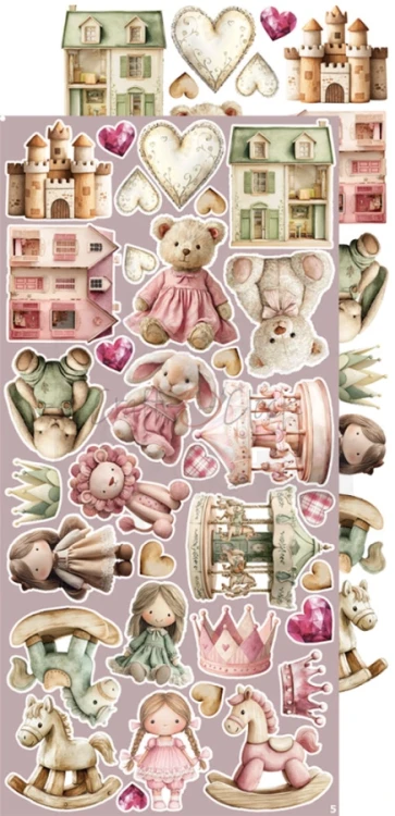 Zestaw dodatków 15x30 Babygirl Universe - Babygirl CC-C83-BGU-12 Craft O'Clock