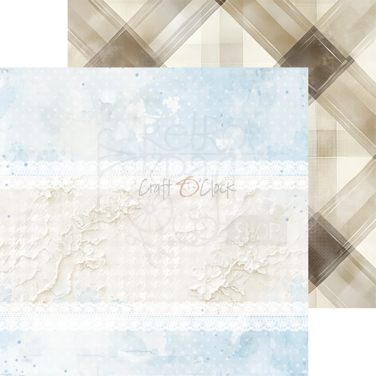 Zestaw papierów do scrapbookingu 20x20 Babyboy Universe - Basic CC-C84-BBU-08 Craft O'Clock