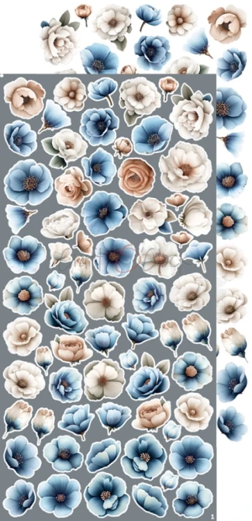 Zestaw dodatków 15x30 Babyboy Universe - Flowers &amp; More CC-C84-BBU-11 Craft O'Clock