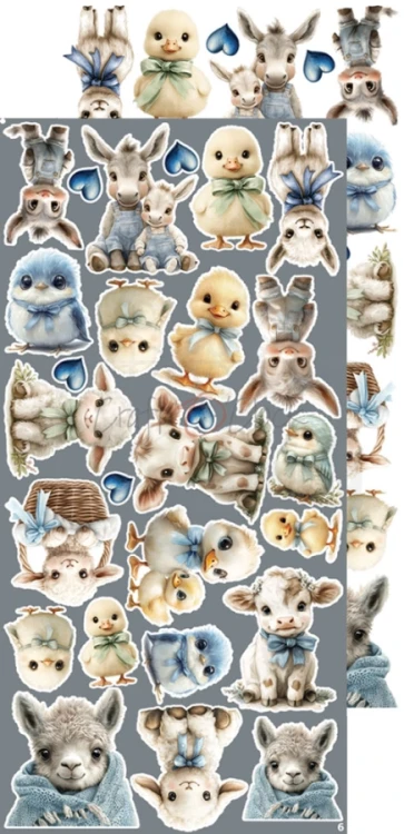 Zestaw dodatków 15x30 Babyboy Universe - Flowers &amp; More CC-C84-BBU-11 Craft O'Clock