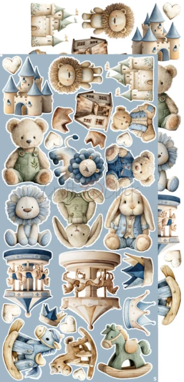 Zestaw dodatków 15x30 Babyboy Universe - Baby Boy CC-C84-BBU-12 Craft O'Clock