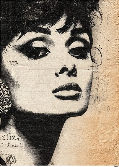Papier ryżowy do decoupage A5 Portret - kobieta 18505