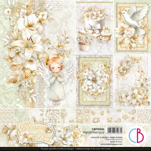 Zestaw papierów do scrapbookingu 30x30 Blessing Day CBPM086 Ciao Bella