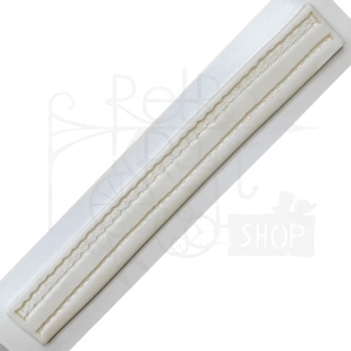 Foremka silikonowa 2 wstążki skręcane 30cm 90429 Pentart