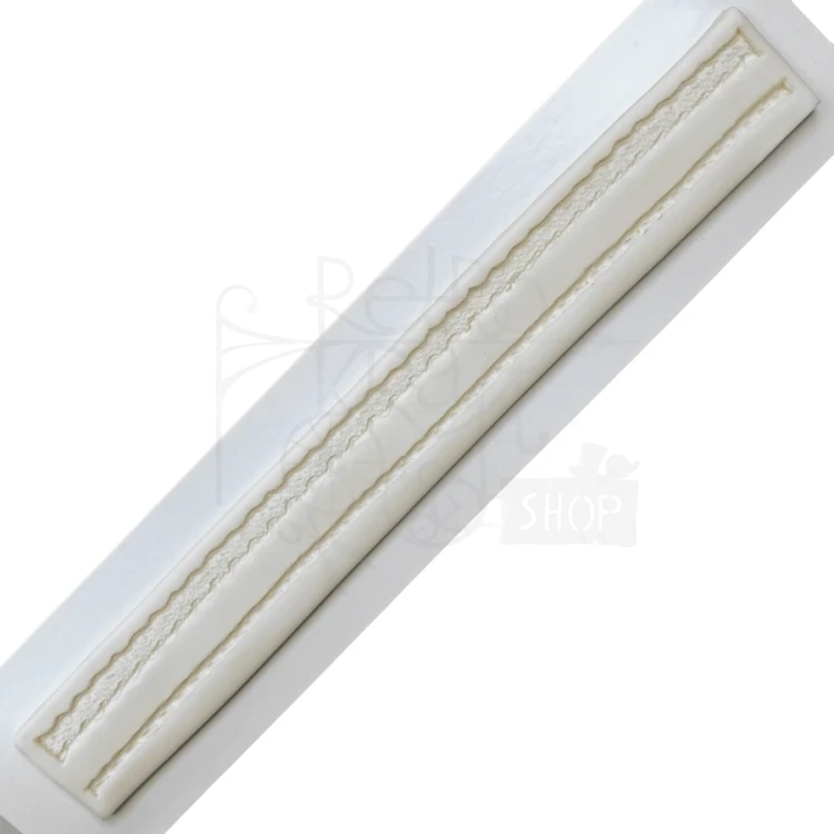 Foremka silikonowa 2 wstążki skręcane 30cm 90429 Pentart