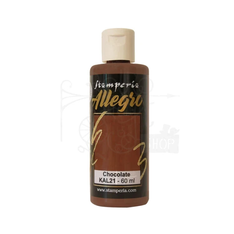 Farba akrylowa Allegro Czekoladowy 60ml KAL21 Stamperia