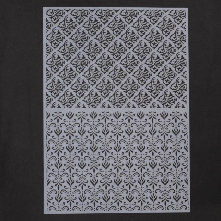 Szablon maska A4 Tło - ornamenty LBS080 LaBlanche