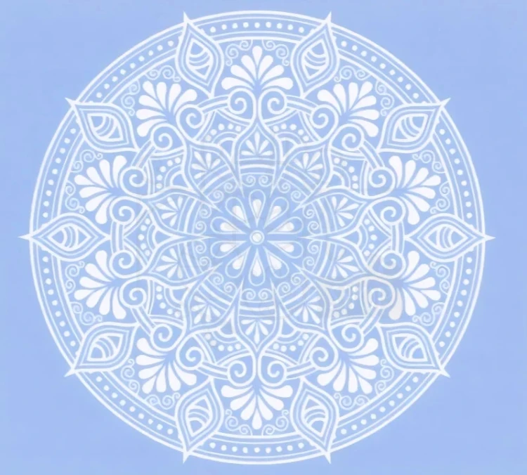 Szablon maska do sitodruku 20x23 samoprzylepny - Mandala LBS082 LaBlanche
