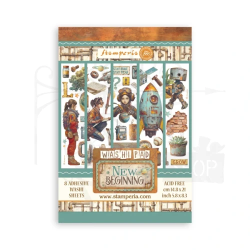 Papier washi A5 A New Beginning SBW31 Stamperia