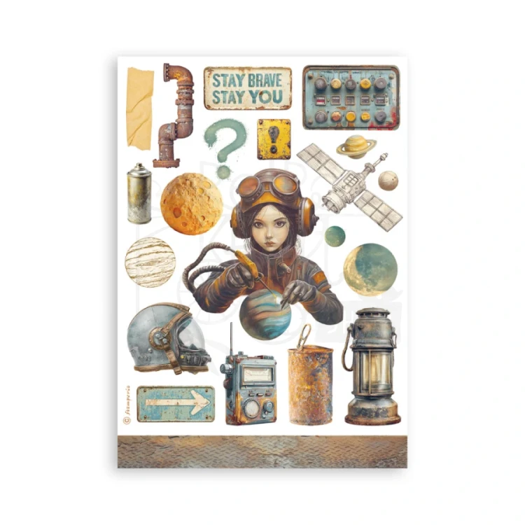 Papier washi A5 A New Beginning SBW31 Stamperia