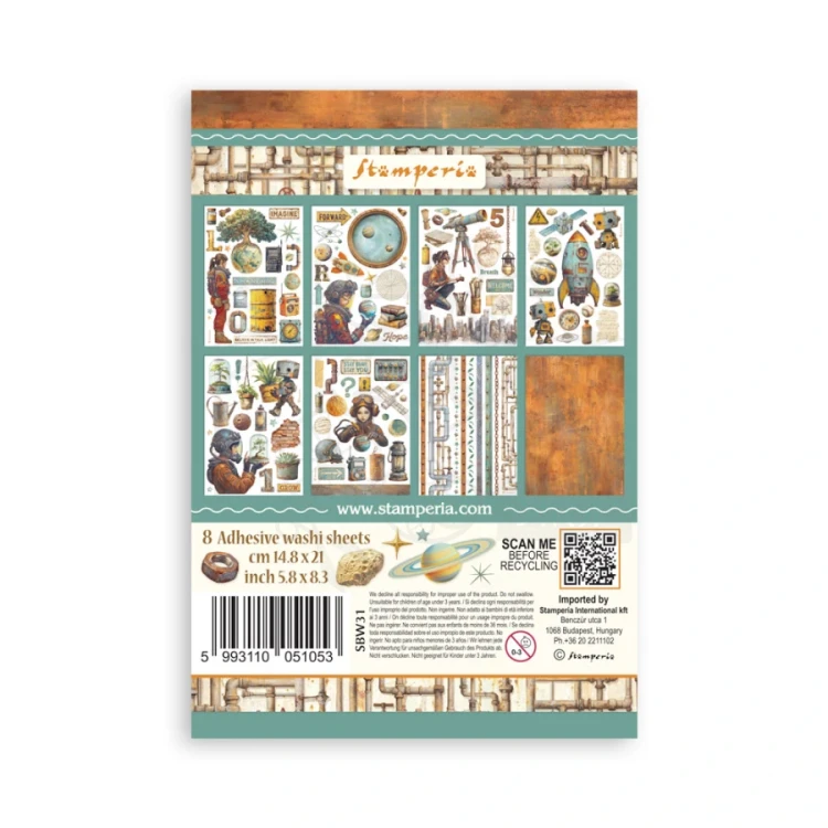 Papier washi A5 A New Beginning SBW31 Stamperia