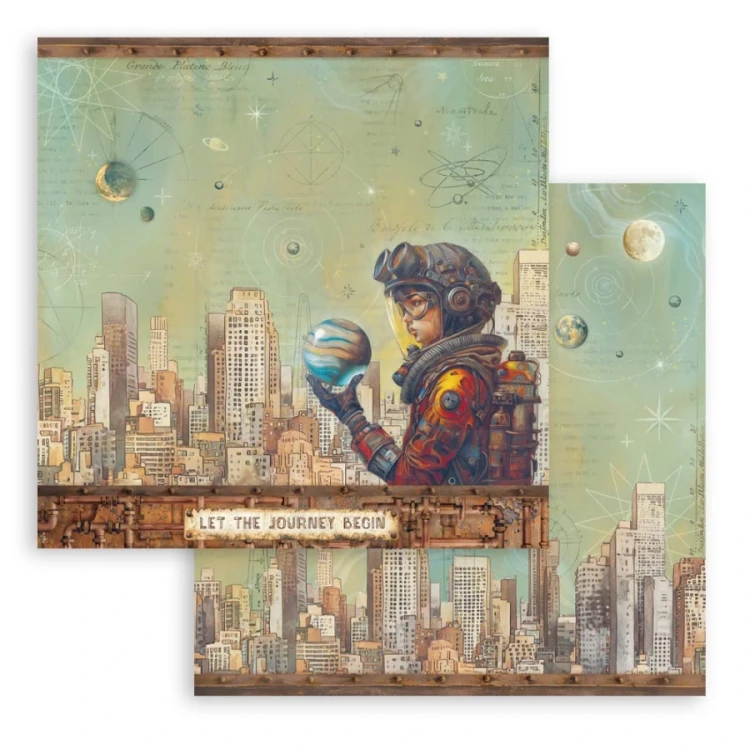 Zestaw papierów do scrapbookingu 20x20 A New Beginning SBBS140 Stamperia