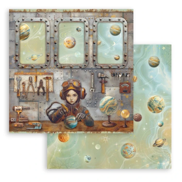 Zestaw papierów do scrapbookingu 20x20 A New Beginning SBBS140 Stamperia