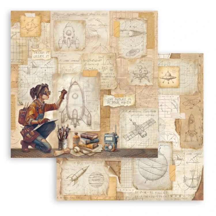 Zestaw papierów do scrapbookingu 20x20 A New Beginning SBBS140 Stamperia