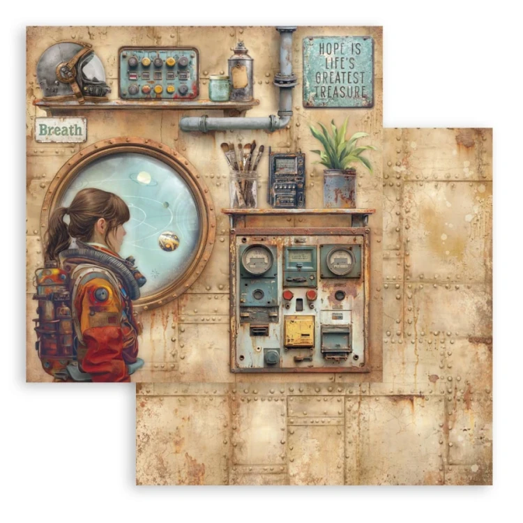 Zestaw papierów do scrapbookingu 20x20 A New Beginning SBBS140 Stamperia