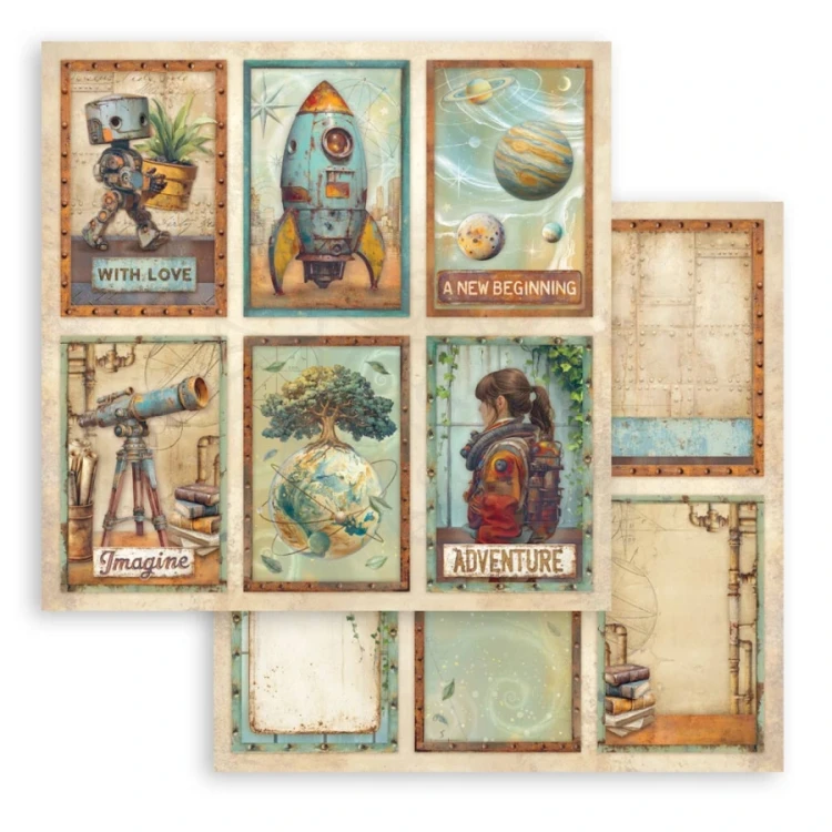 Zestaw papierów do scrapbookingu 20x20 A New Beginning SBBS140 Stamperia