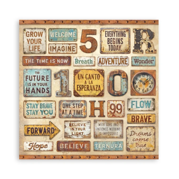 Zestaw papierów jednostronnych do scrapbookingu 20x20 A New Beginning 22 arkusze SBBSXB23 Stamperia