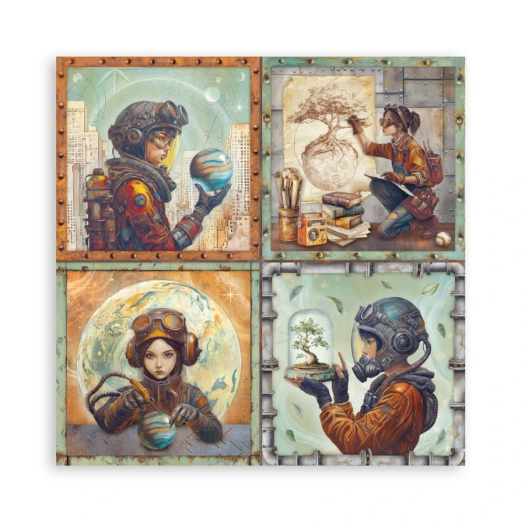 Zestaw papierów jednostronnych do scrapbookingu 20x20 A New Beginning 22 arkusze SBBSXB23 Stamperia