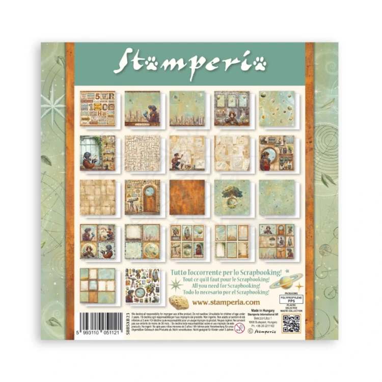 Zestaw papierów jednostronnych do scrapbookingu 20x20 A New Beginning 22 arkusze SBBSXB23 Stamperia