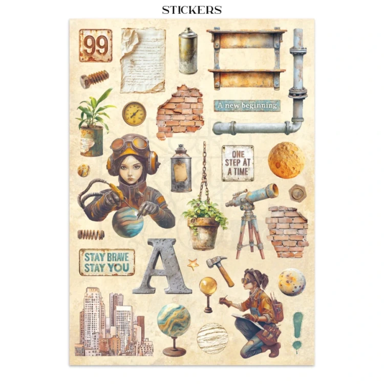 Junk Journal A New Beginning 16 kart SBJK16 Stamperia