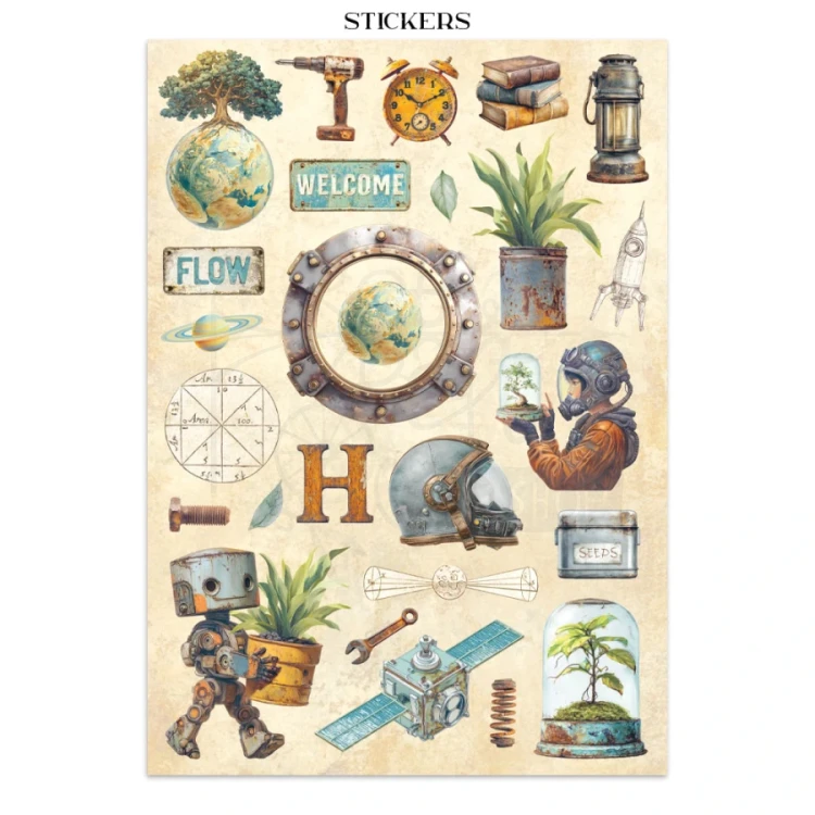 Junk Journal A New Beginning 16 kart SBJK16 Stamperia