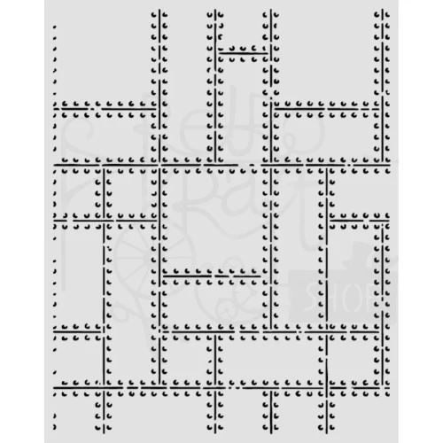 Szablon maska 20x25cm A New Beginning Plakietki KSTD200 Stamperia