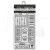Szablon maska 12x25cm A New Beginning Panel KSTDL155 Stamperia