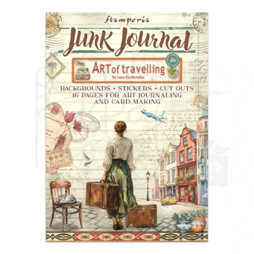 Junk Journal Art of Travelling 16 kart SBJK18 Stamperia