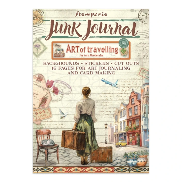 Junk Journal Art of Travelling 16 kart SBJK18 Stamperia