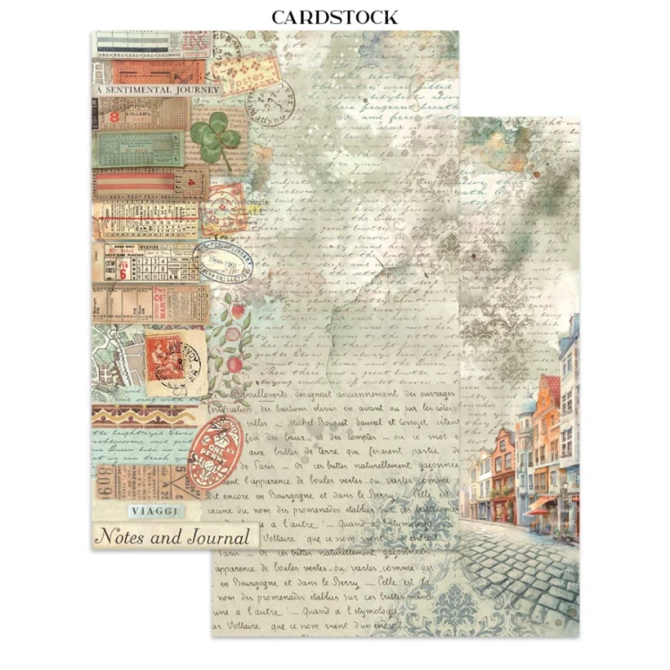 Junk Journal Art of Travelling 16 kart SBJK18 Stamperia