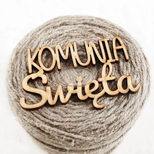 Napis HDF Komunia Święta 1 Artistiko